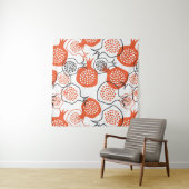 SHANA TOVA CARD, Rosh Hashanah Grußkarte, mit h Wandteppich (Beispiel (Horizontal))