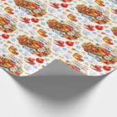 Shana Tova Feier Wrap Geschenkpapier (Ecke)