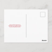 Shana Tova Festival Obst und Blätter Postkarte (Rückseite)