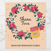 Shana Tova Food and Beverage Label Set Weinetikett (Einzelnes Label)