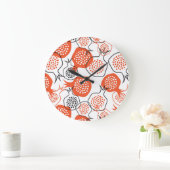 SHANA TOVA: Granatapkarte Große Wanduhr (Zuhause)