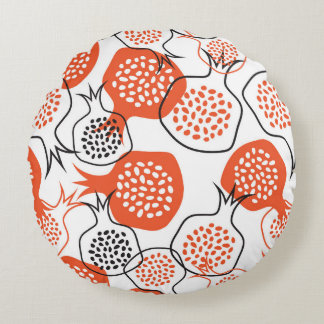 SHANA TOVA: Granatapkarte Rundes Kissen