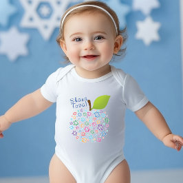 🍯 🍎 🐟 Shana Tova! Happy New Year Baby Strampler