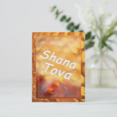 Shana-Tova Honey zeichne Happy Rosh HaShana Postkarte (Stehend Vorderseite)