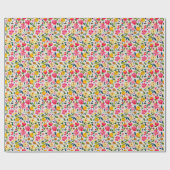 Shana Tova mit Äpfeln und Honigtröpfchen Geschenkpapier (Flach)