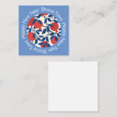 Shana Tova Platz Begleitkarte (Vorne/Hinten)