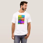 Shana Tova - Pop-Kunst-Art Apples, des Honigs u. T-Shirt (Vorne ganz)