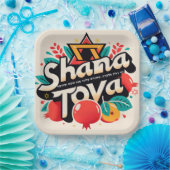 Shana tova Rosh chshana Pappteller (Party)