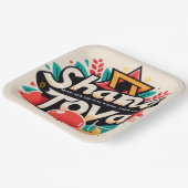 Shana tova Rosh chshana Pappteller (Gewinkelt)