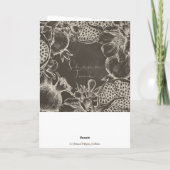 Shana Tova Rosh Hashana Jüdisches Neujahr Ankündigung (Rückseite)