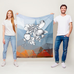 Shana Tova Rosh Hashana Jüdisches Neujahr Fleecedecke