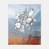 Shana Tova Rosh Hashana Jüdisches Neujahr Fleecedecke (Vorderseite)