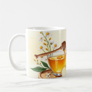 Shana Tova Rosh Hashanah Apple und Honey Blume Kaffeetasse