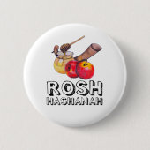 Shana Tova / Rosh Hashanah Button (Vorderseite)