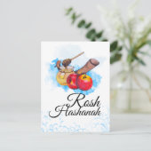 Shana Tova / Rosh Hashanah Feiertagspostkarte (Stehend Vorderseite)