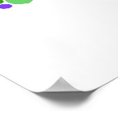 Shana Tova Rosh Hashanah Jüdischer Neujahrsurlaub Poster (Ecke)