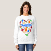 Shana Tova Rosh Hashanah Jüdischer Neujahrsurlaub Sweatshirt (Vorne ganz)