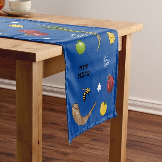 Shanah Tovah Holiday Table Runner Kurzer Tischläufer (Beispiel)