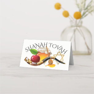 Shanah Tovah Platzkarte / Umschließungskarte