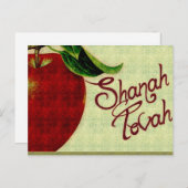 Shanah Tovah Postcard Feiertagspostkarte (Vorne/Hinten)