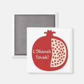 Shanah Tovah Rosh Hashanah Judenneues Jahr Magnet (Vorderseite/Rückseite)