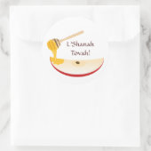 Shanah Tovah Rosh Hashanah Judenneues Jahr Runder Aufkleber (Tasche)