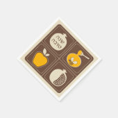 Shanah Tovah Rosh Hashanah Judenneues Jahr Serviette (Ecke)