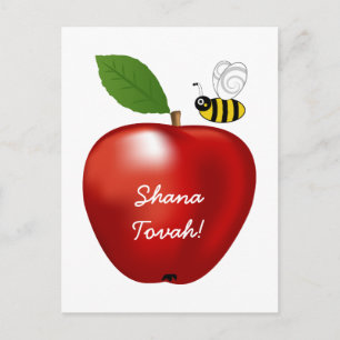 Shanah Tovah Rosh Hashanah Jüdisches Neujahr Feiertagspostkarte