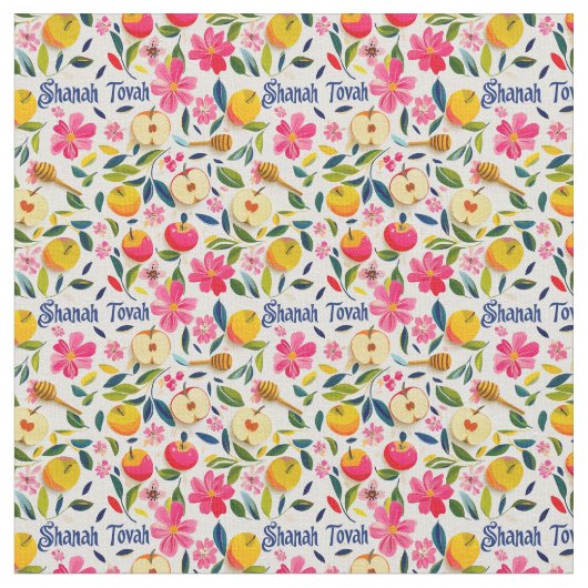 Shanah Tovah Stoff (Nahaufnahme)