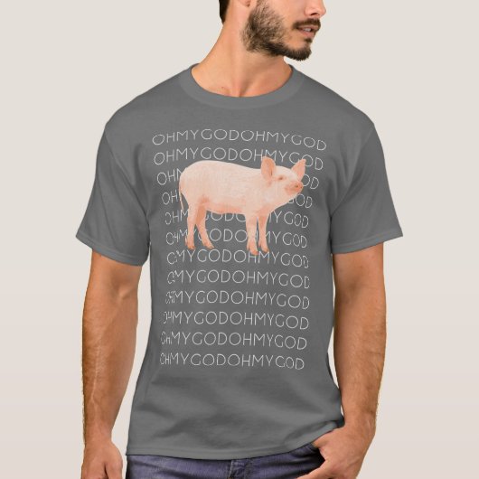 Shane Dawson O My God Pig T-Shirt (Vorderseite)