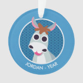 Shane der Esel Ornament (Vorderseite)