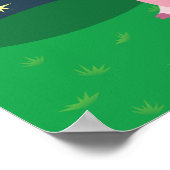 Shane & Leary in der Nacht Poster (Ecke)