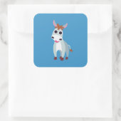 Shane the Donkey Quadratischer Aufkleber (Tasche)