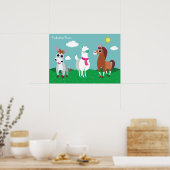 Shane, Tommy und Zora am Tag Poster (Küche)