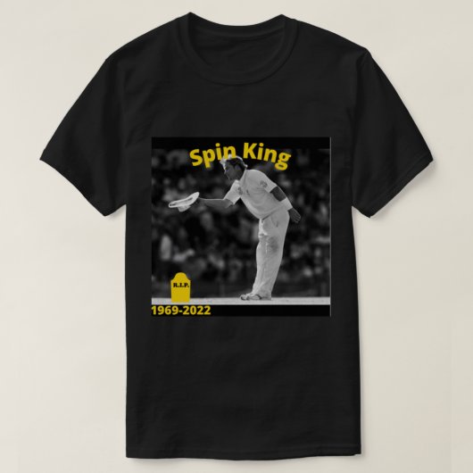 Shane Warne Cricket Player - Spin King Active T-Shirt (Design vorne)