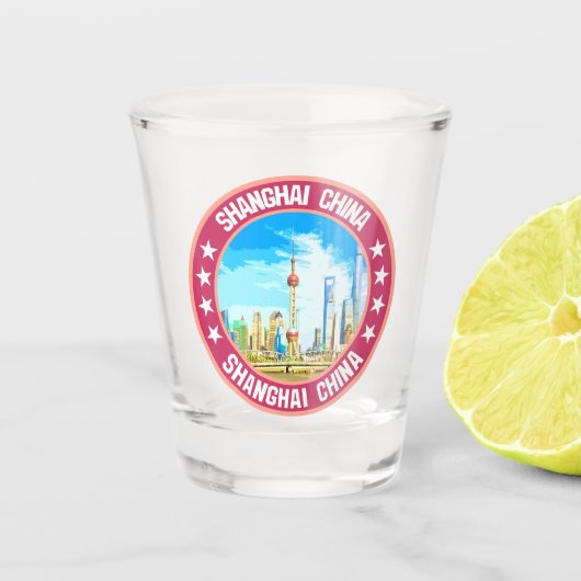 Shangai Schnapsglas (Vorderseite)