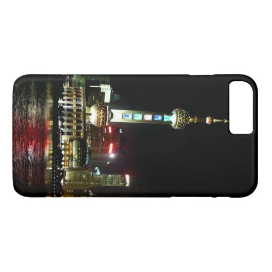Shanghai am Night Case-Mate iPhone Case (Rückseite (Horizontal))