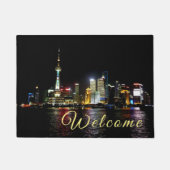 Shanghai am Night Doormat Fußmatte (Vorderseite)