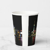 Shanghai at Night Paper Cups Pappbecher (Rechts)