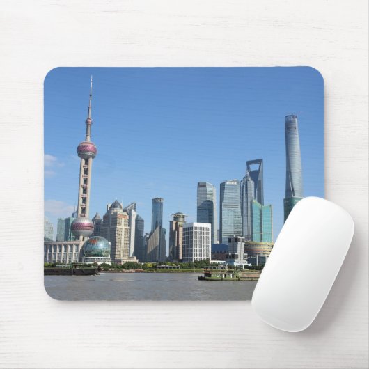 Shanghai aus Bund Mousepad (Mit Mouse)