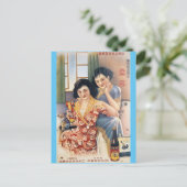 Shanghai Beauty Vintag Insekt Spray Ad Postkarte (Stehend Vorderseite)