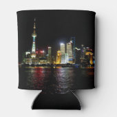 Shanghai bei Nacht Can Cooler Dosenkühler (Rückseite)