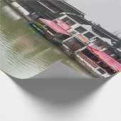 Shanghai, China, 30.03.2017, Historischer Bui aus Geschenkpapier (Ecke)