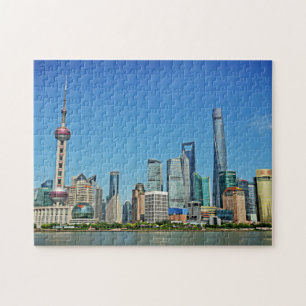 Shanghai, China - Ansicht von der Promenade Puzzle