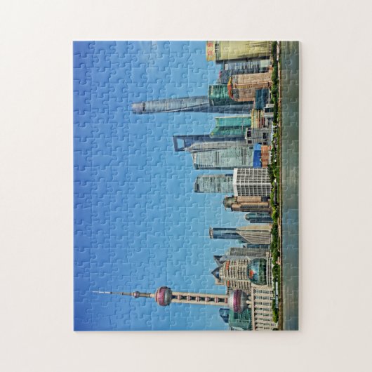 Shanghai, China - Ansicht von der Promenade Puzzle (Vertikal)