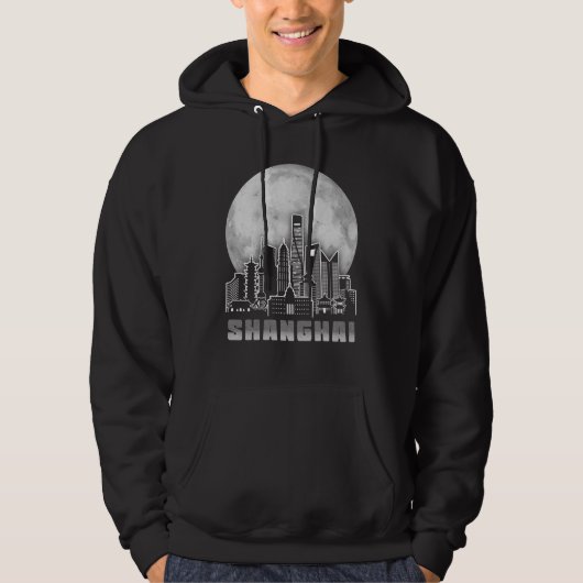 Shanghai China Full Moon Hoodie (Vorderseite)