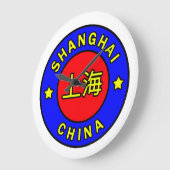 Shanghai-China Große Wanduhr (Winkel)
