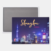 Shanghai China Magnet (Vorderseite/Rückseite)