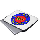 Shanghai China Notebook-Ärmel Laptopschutzhülle (Vorne Knopf)