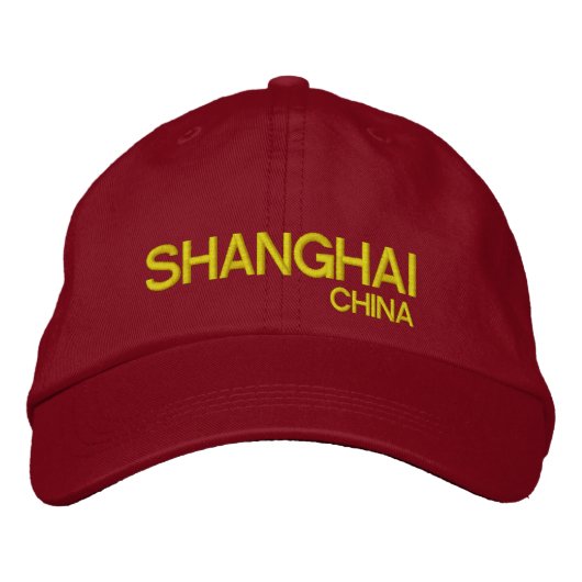 Shanghai China Personalisiert anpassbarer Hut (Vorderseite)